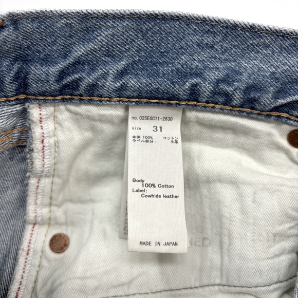MOUSSY Vintage Teaneck Wide Straight Distressed Jeans - 31 - Picture 8 of 10